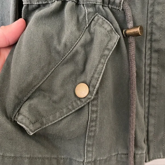 Utility olive green jacket XS - Picture 6 of 11